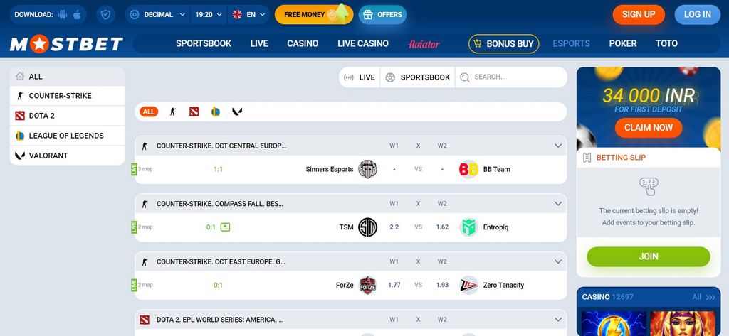Mostbet KG — ставки на спорт и онлайн-казино в Кыргызстане